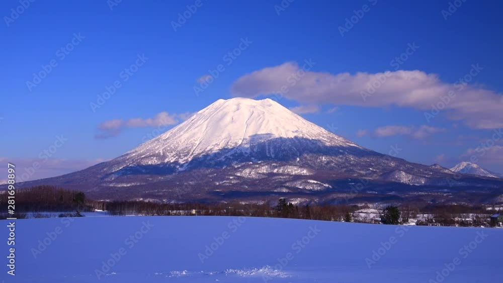 Mount Yotei in winter, Niseko, Hokkaido, Japan Mount Yotei in winter, Niseko, Hokkaido, Japan