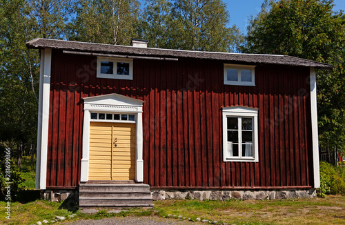 old house on a museum site in Umea, so they lived more than a hundred years ago