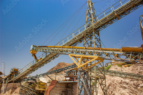 construction cranes huge industrial equipment for building 