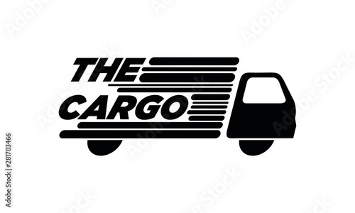 Cargo truck vector