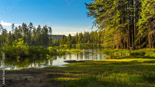 Lassen Volcanic National Park Manzanita Lake California photo