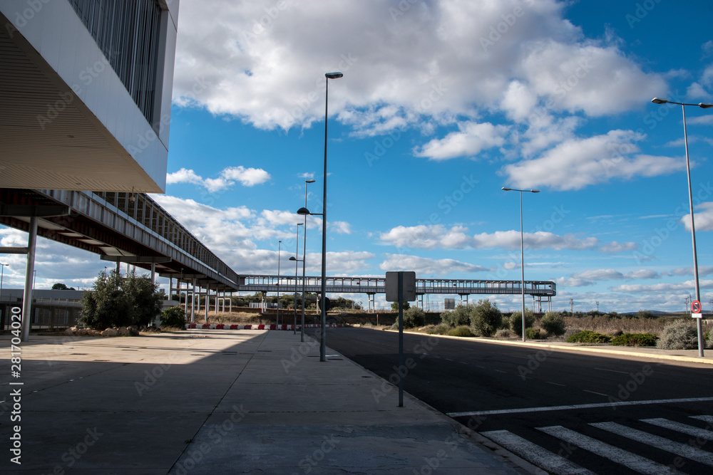 The Ciudad Real Central Airport, located in Ciudad Real, Spain, is a former international airport before is was closed in 2012 after its last flight operator withdrew its last flight.