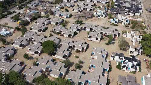 Seaside resort Leucate appartments beachside aerial shot vacation houses photo