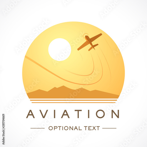 Aviation Logo and Text for Designs