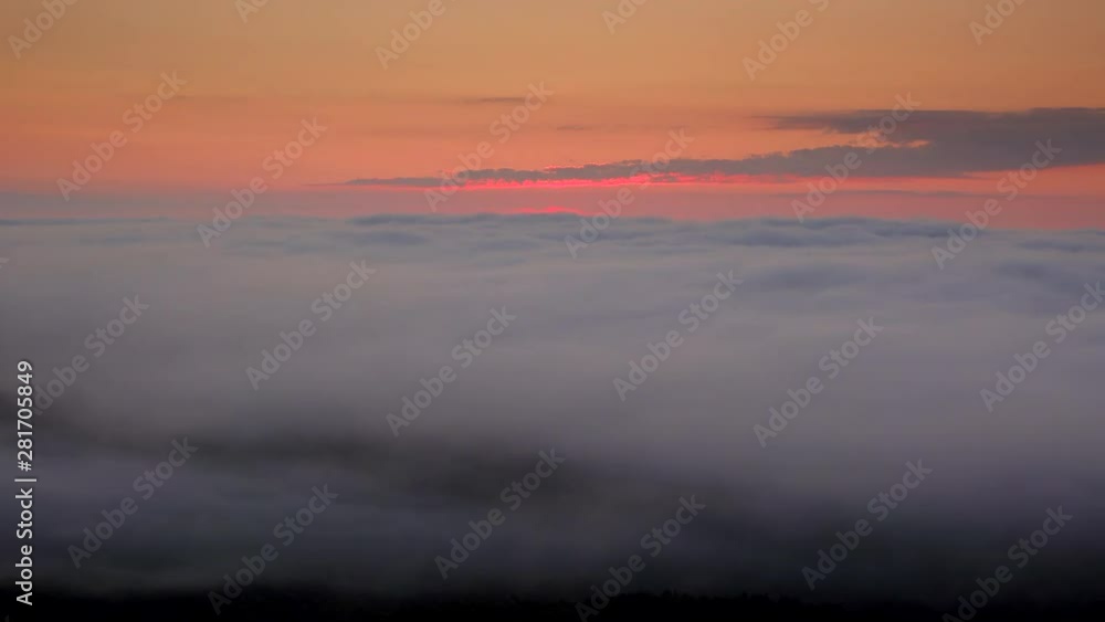 Sea of grey clouds at dawn Sea of grey clouds at dawn