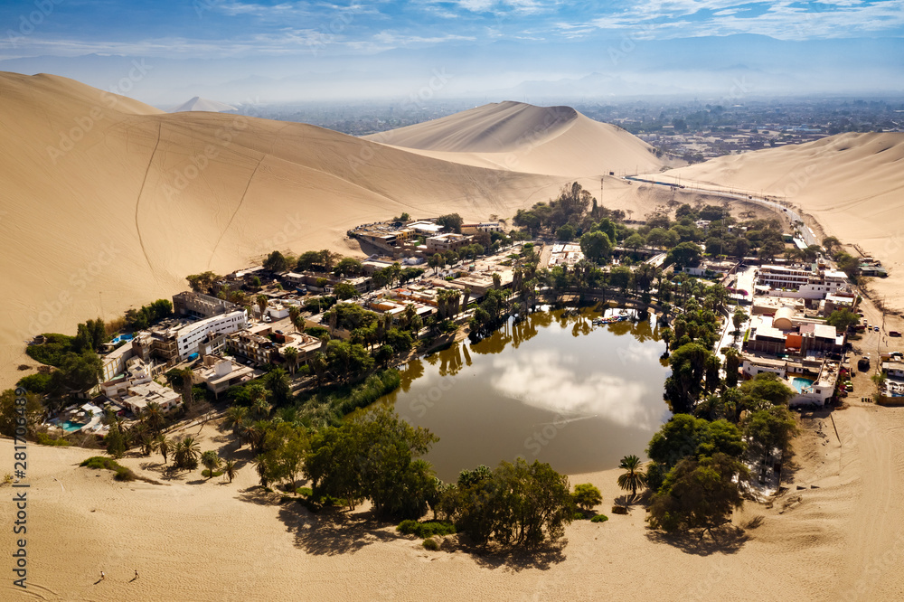 Huacachina Oasis In Ica Peru Stock Photo Adobe Stock Huacachina Oasis In Ica Peru Stock Photo Adobe Stock