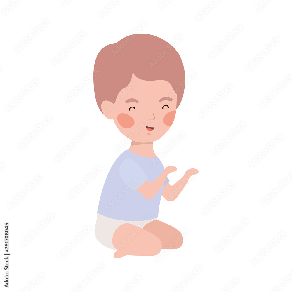 Isolated baby boy design vector illustration Isolated baby boy design vector illustration