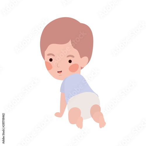 Isolated baby boy design vector illustration