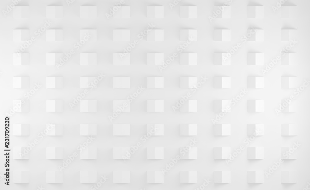 White cubes abstract background for business brochure.3d rendering White cubes abstract background for business brochure.3d rendering