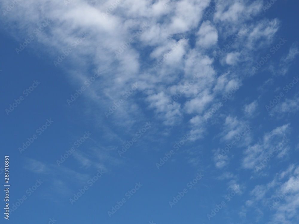 Fototapeta premium dark blue sky with clouds background