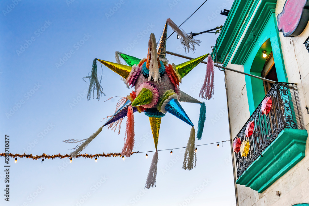 Colorful Mexican Pinata Oaxaca Juarez Mexico Stock Photo Adobe Stock