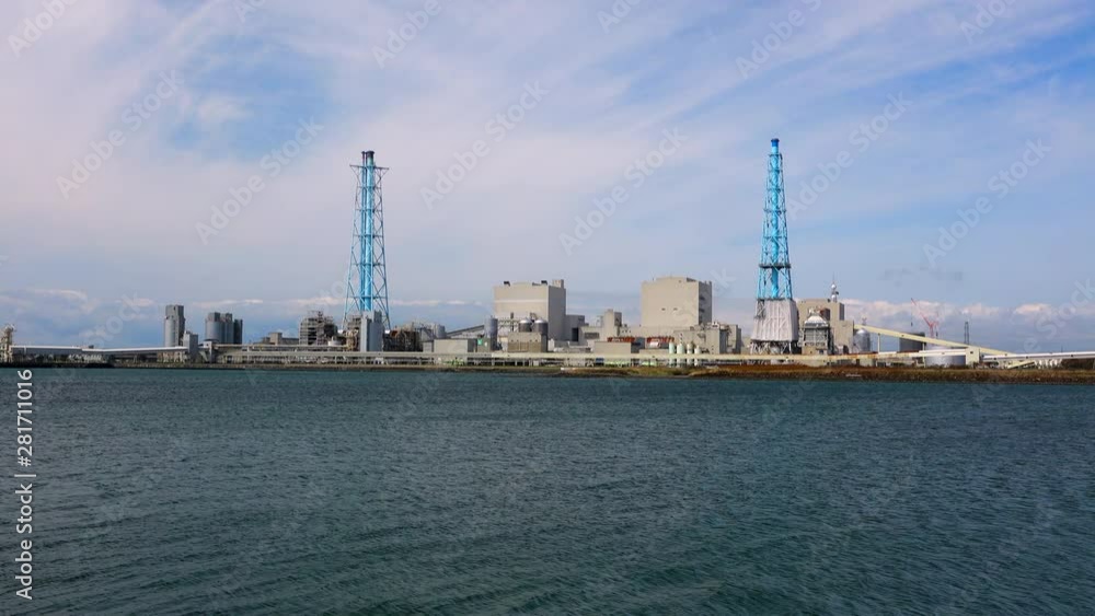 Sakai Atsuma Power Station damaged by earthquake, Japan Sakai Atsuma Power Station damaged by earthquake, Japan