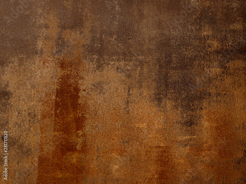 Abstract background, steel with rust and rough surface Suitable for use in the work, the graphic design, laying letters