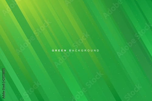 Abstract dynamic modern vibrant green gradient Stripes texture background