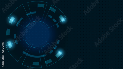 Abstract Digital background.Business growth transformation to digital and Successful financial technology.