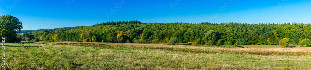 Beautiful Panorama in Autumn Beautiful Panorama in Autumn