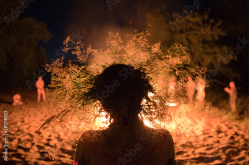 Shore of the Volga river festival 