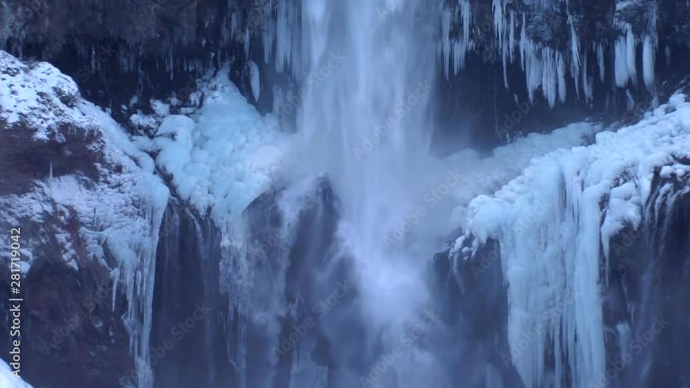 Kegon Falls in winter Kegon Falls in winter