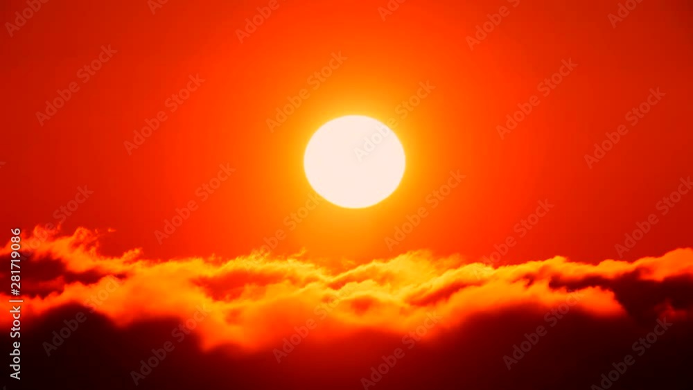 Timelapse view of sky at sunrise Timelapse view of sky at sunrise