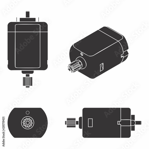 DC Motor colored