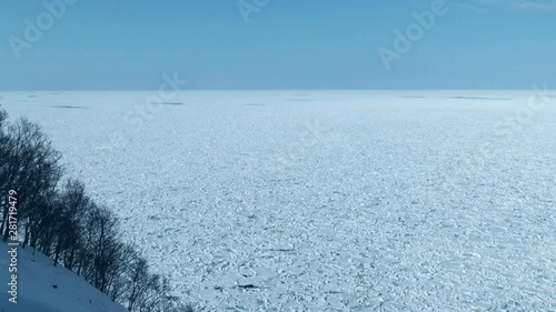 Ice floe in Shiretoko National Park