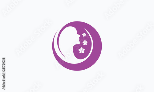 Woman Spa Logo Design Template