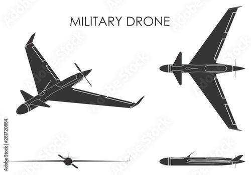 Military drone eagle.
