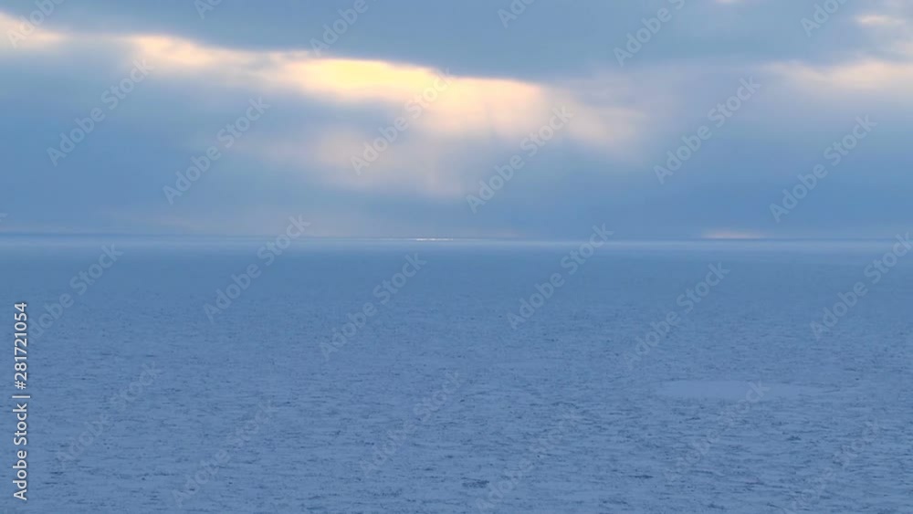 Timelapse of ice floe in Shiretoko National Park Timelapse of ice floe in Shiretoko National Park