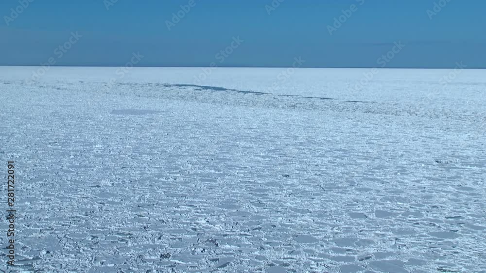 Timelapse of ice floe in Shiretoko National Park Timelapse of ice floe in Shiretoko National Park