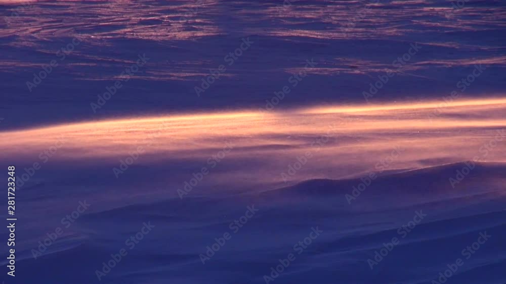 View of sunset in windy day, Bihoro, Hokkaido, Japan View of sunset in windy day, Bihoro, Hokkaido, Japan
