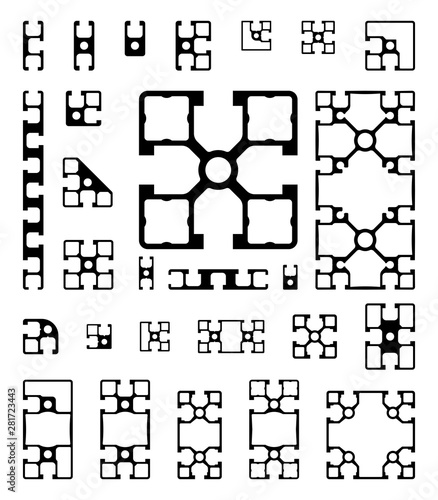 Steel section frame