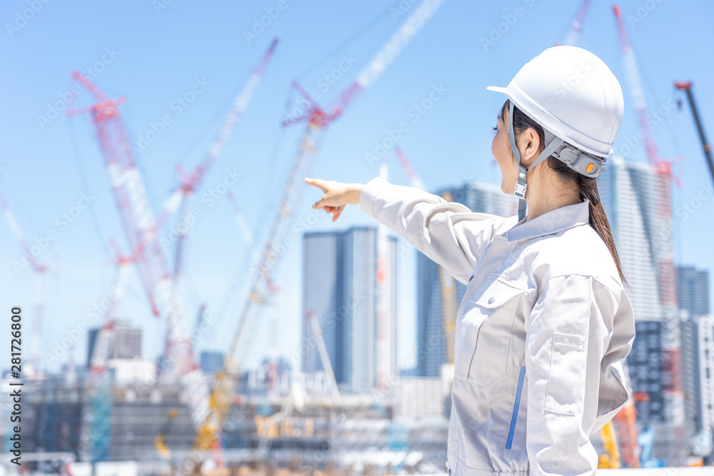 asian engineer worker working in construction site asian engineer worker working in construction site