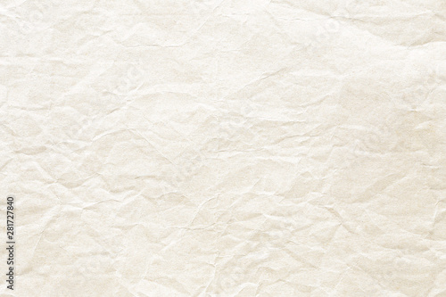 Old Brown crumpled kraft paper texture