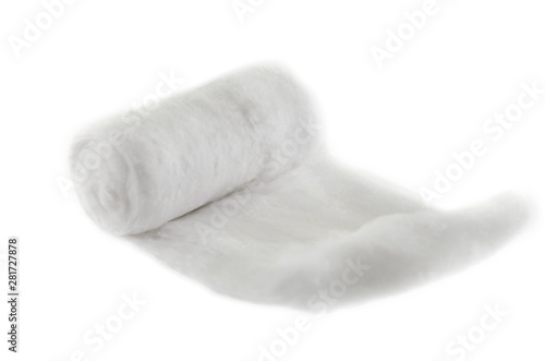 cotton wool isolated on white background