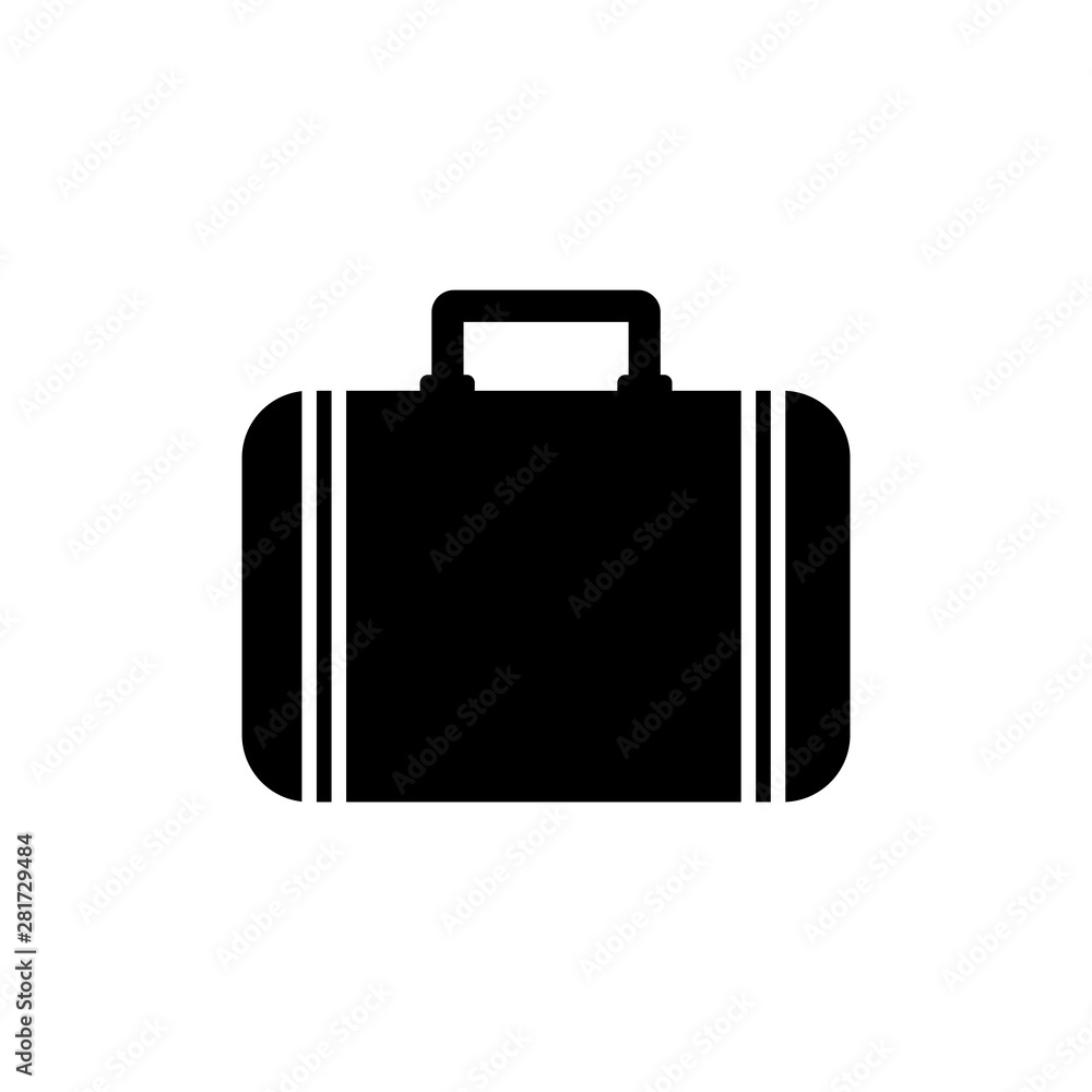 Suitcase Symbol Icon Vector Design Illustration Suitcase Symbol Icon Vector Design Illustration