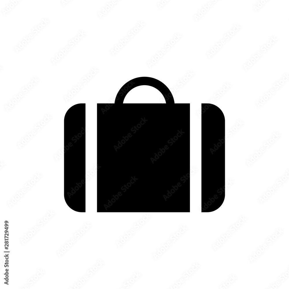 Suitcase Symbol Icon Vector Design Illustration Suitcase Symbol Icon Vector Design Illustration