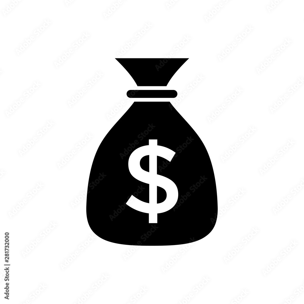 Money Bag Icon Vector design template Money Bag Icon Vector design template
