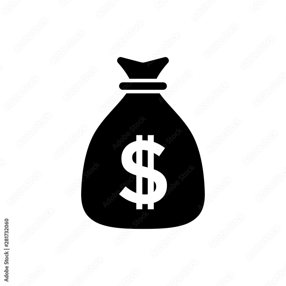 Money Bag Icon Vector design template Money Bag Icon Vector design template