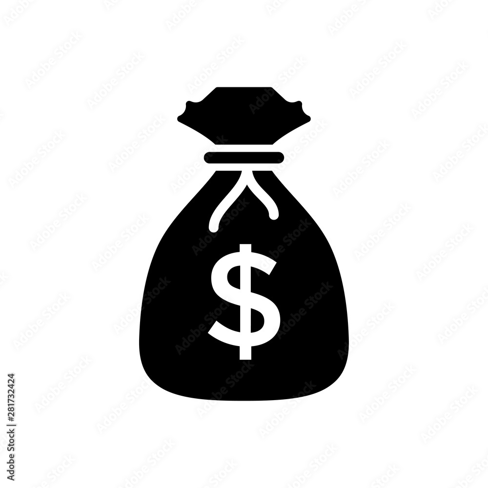 Money Bag Icon Vector design template Money Bag Icon Vector design template