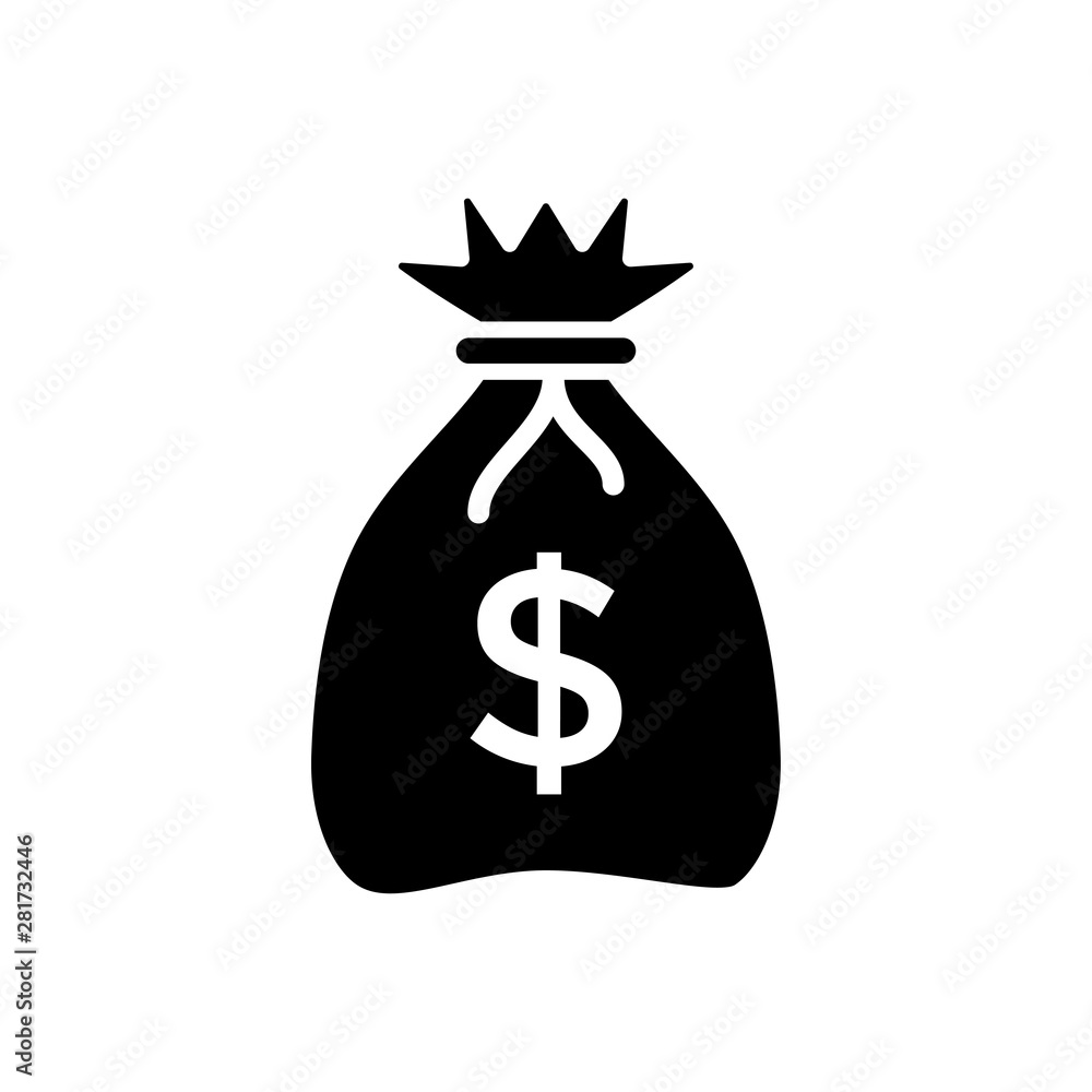 Money Bag Icon Vector design template Money Bag Icon Vector design template