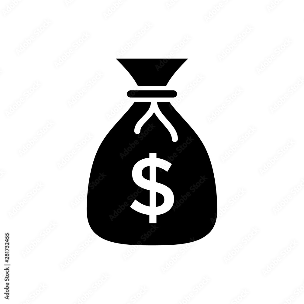 Money Bag Icon Vector design template Money Bag Icon Vector design template