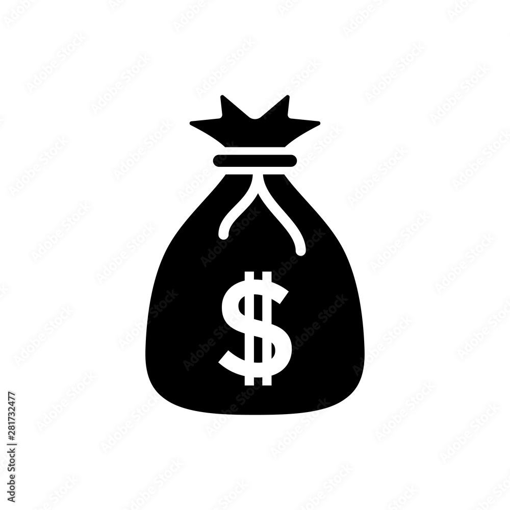 Money Bag Icon Vector design template Money Bag Icon Vector design template