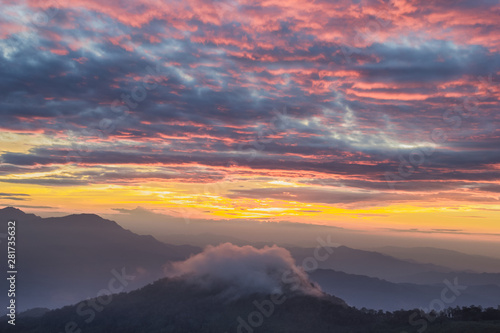 blue sky after sunset