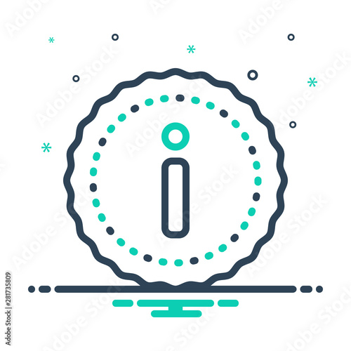 mix icon for info