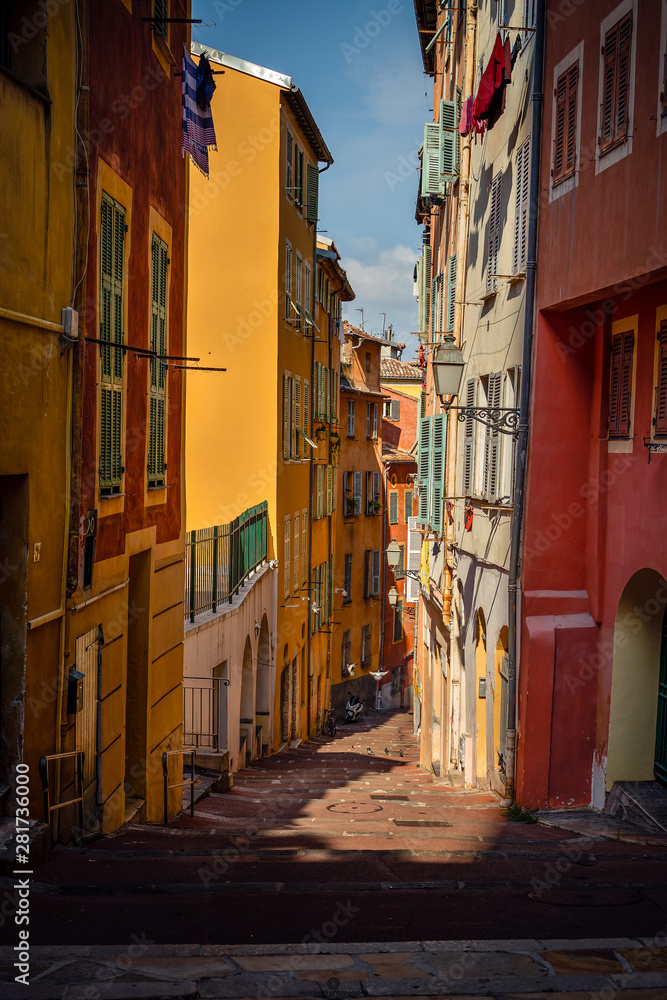 street in old town of Nice