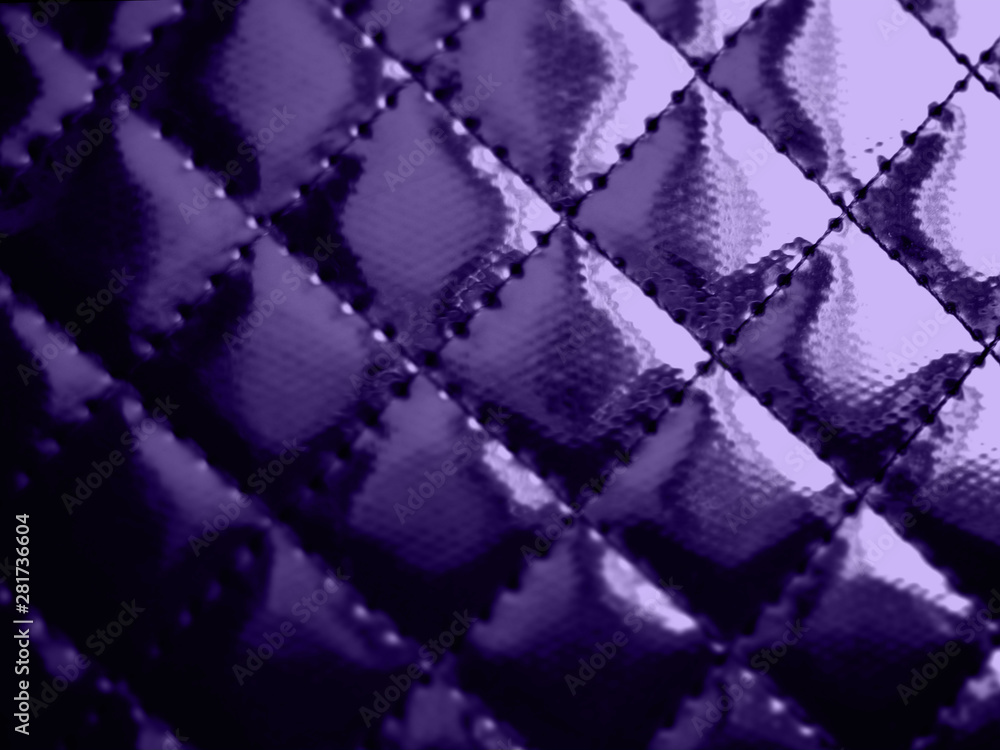 Fototapeta premium Ultra violet colored leather texture