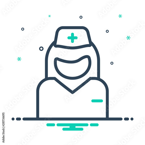 mix icon for nurse 