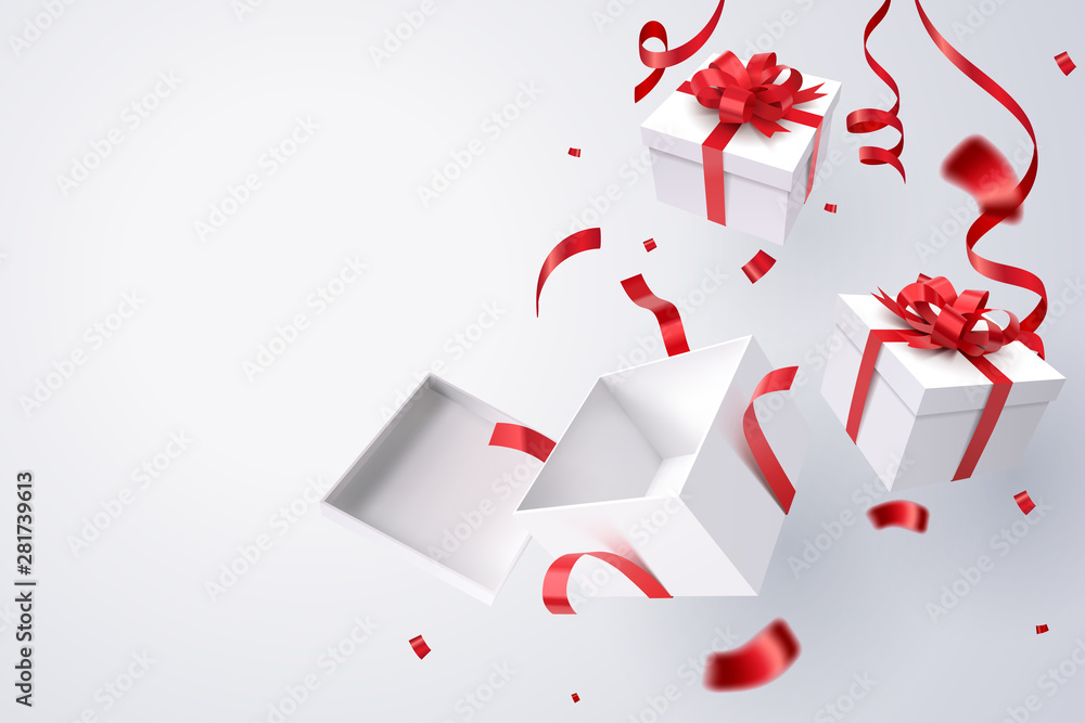 Opened gift box
