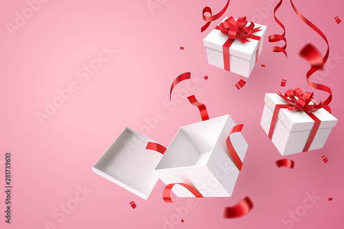 Opened gift box