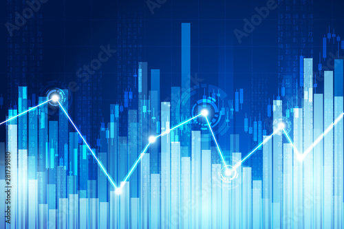 Technical graph of stock market © TAW4